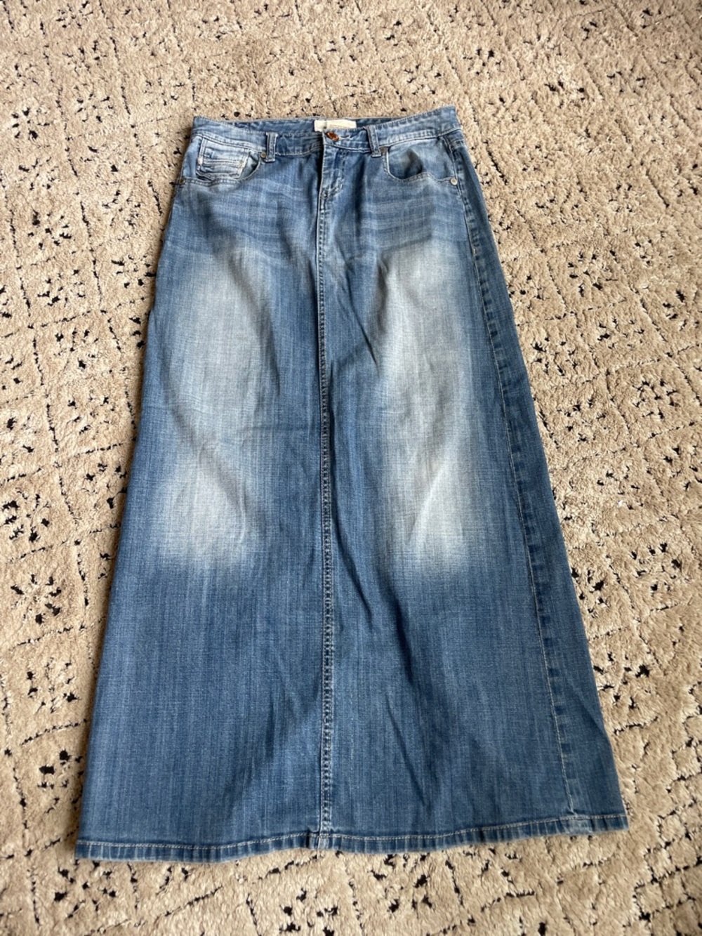 Maurice’s long denim skirt